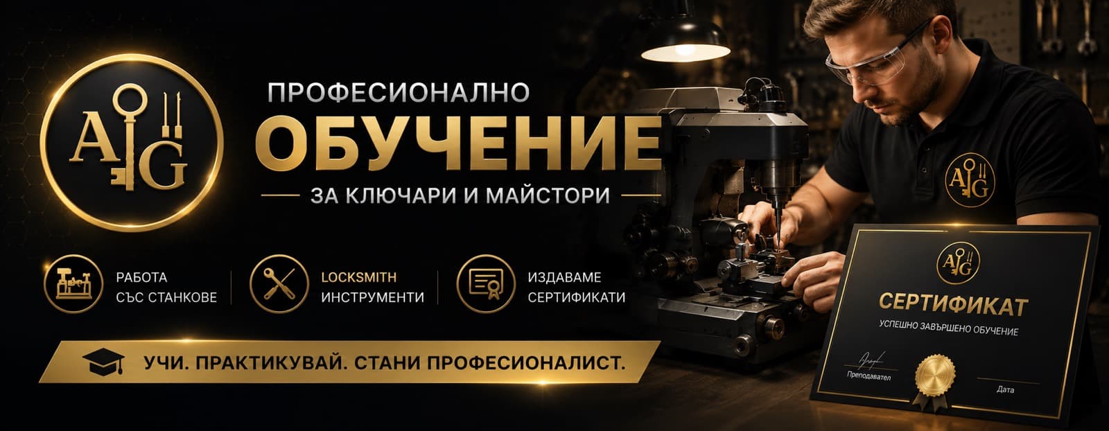 Практическо ключарско обучение