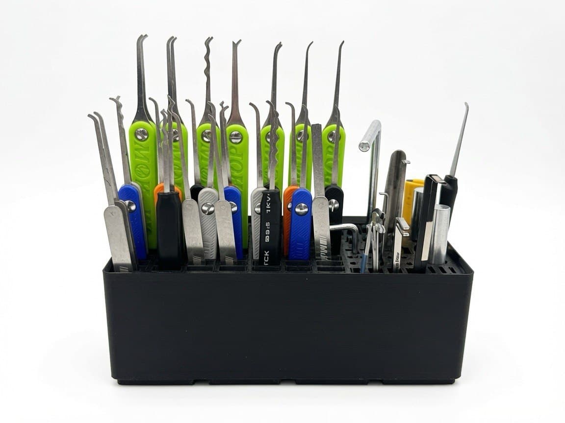 Lock pick organizer